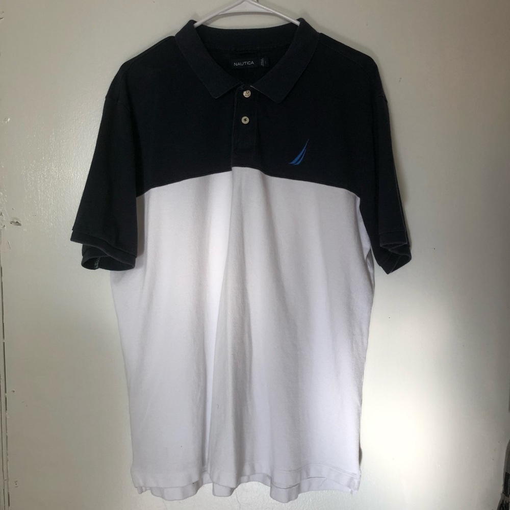 NAUTICA Short Sleeve Polo Large